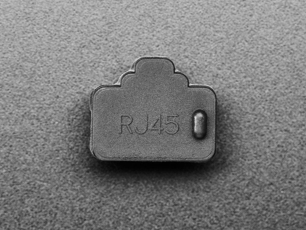 Silicone RJ-45 Dust Cover Inserts - 10 Pack by The Pi Hut - The Pi Hut