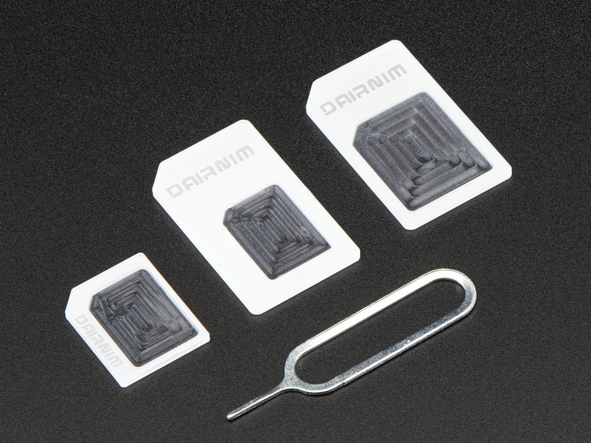 SIM Card Adapters - Pack of 3 by The Pi Hut - The Pi Hut