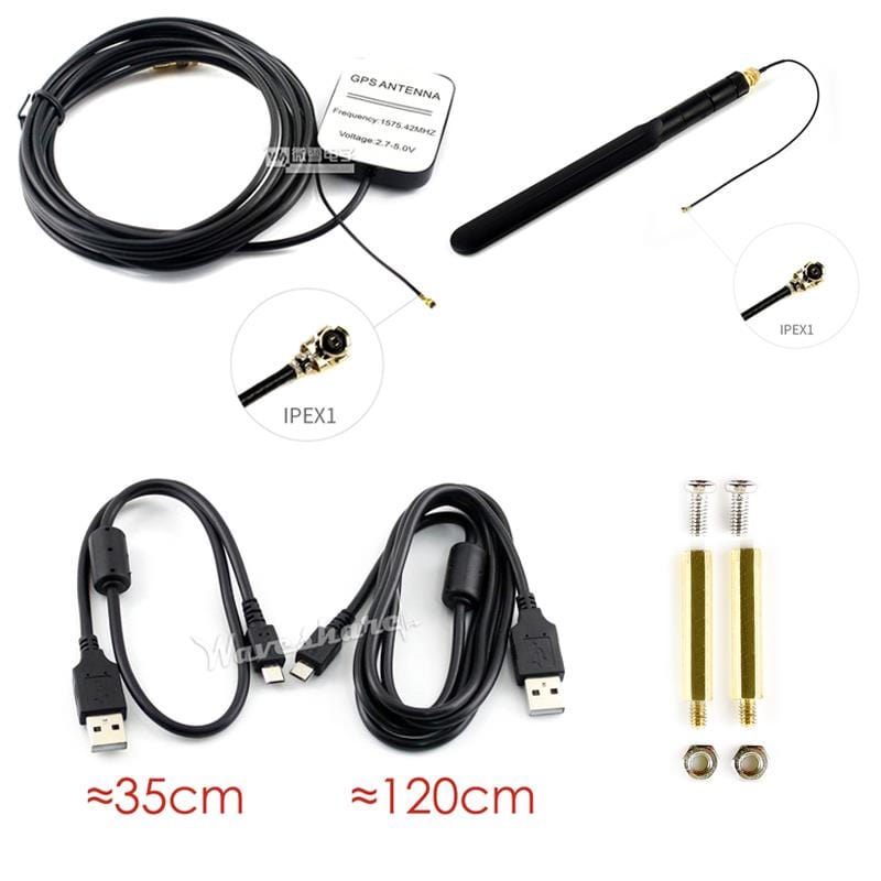 SIM7600E LTE Cat-1 HAT for Raspberry Pi (3G/2G/GNSS) by Waveshare - The Pi Hut