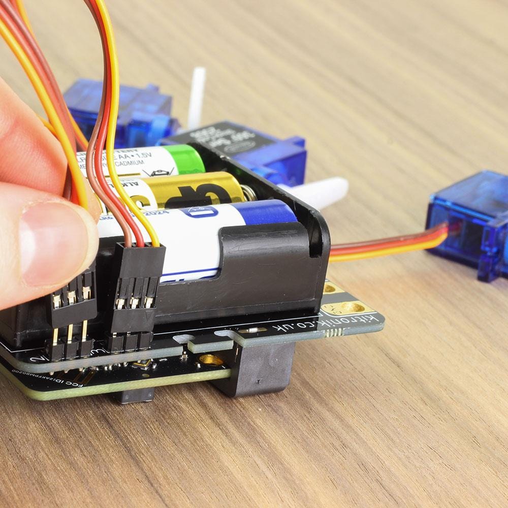 Simple Servo Control Board for BBC micro:bit by Kitronik - The Pi Hut