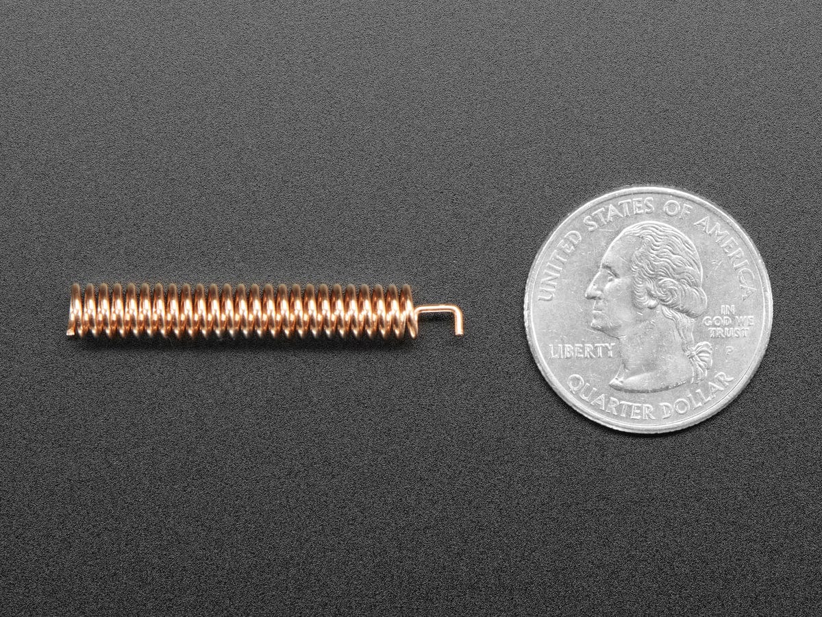 Simple Spring Antenna - 433MHz by The Pi Hut - The Pi Hut