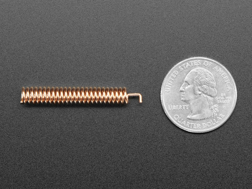 Simple Spring Antenna - 433MHz by The Pi Hut - The Pi Hut
