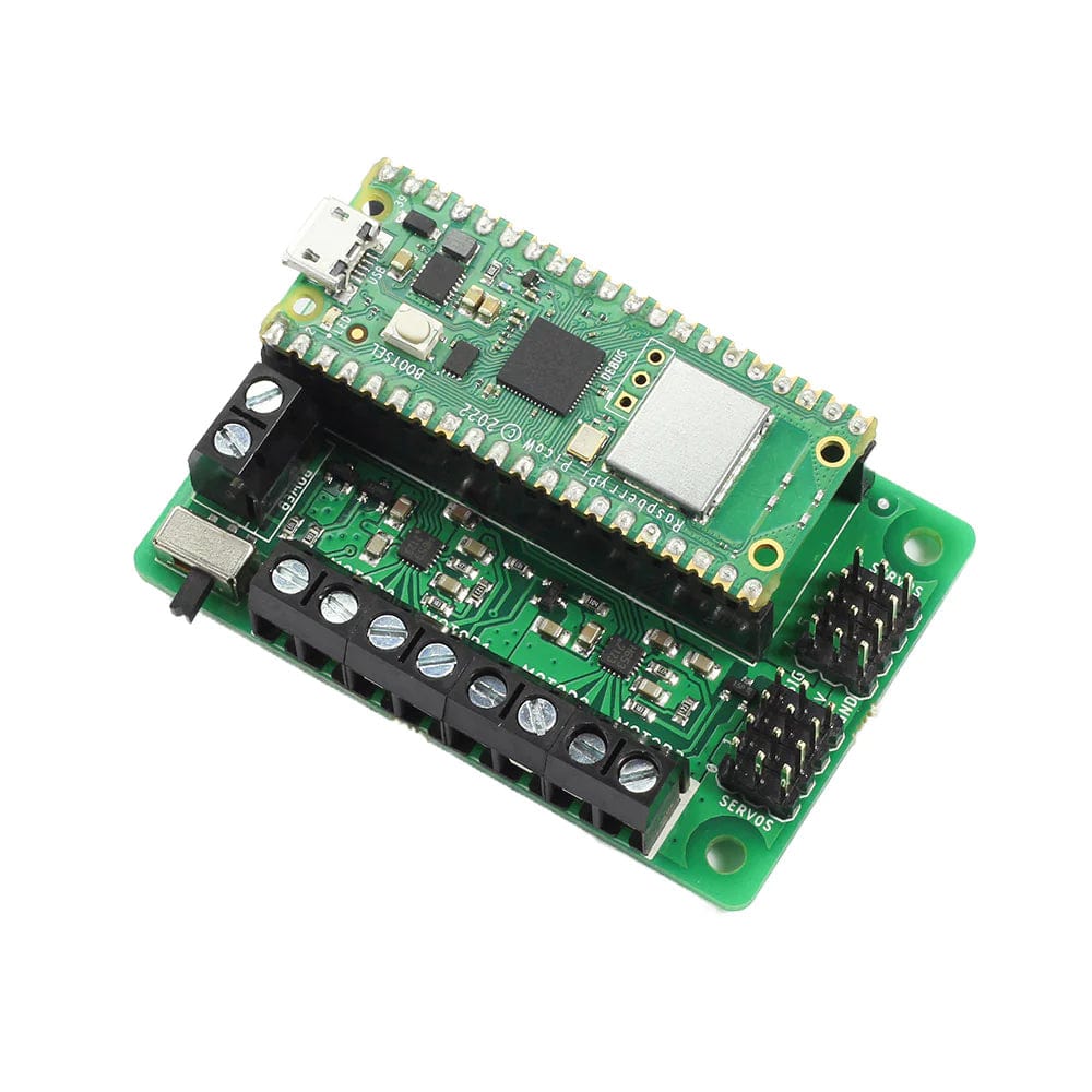 Simply Robotics Motor Driver Board for Raspberry Pi Pico by Kitronik - The Pi Hut