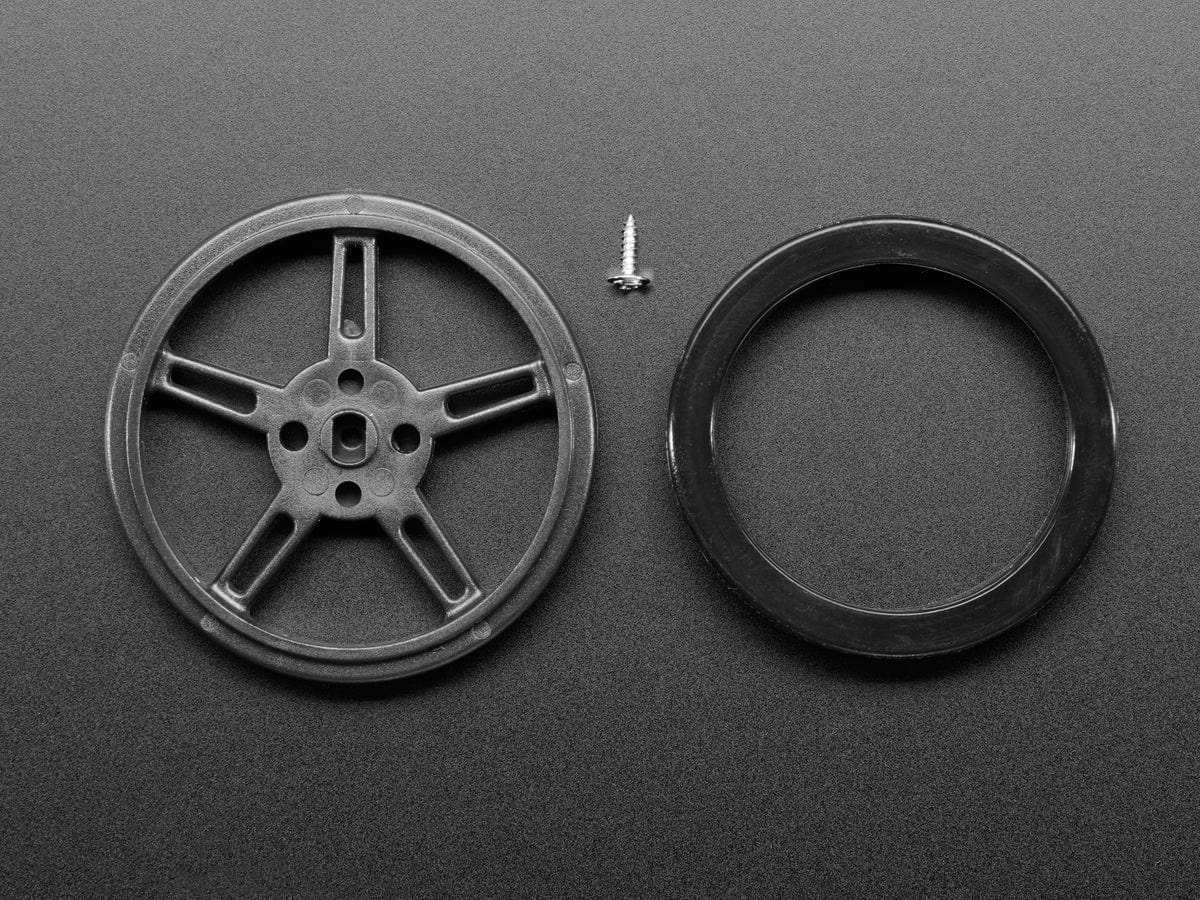 Skinny Wheel for TT DC Gearbox Motors by The Pi Hut - The Pi Hut