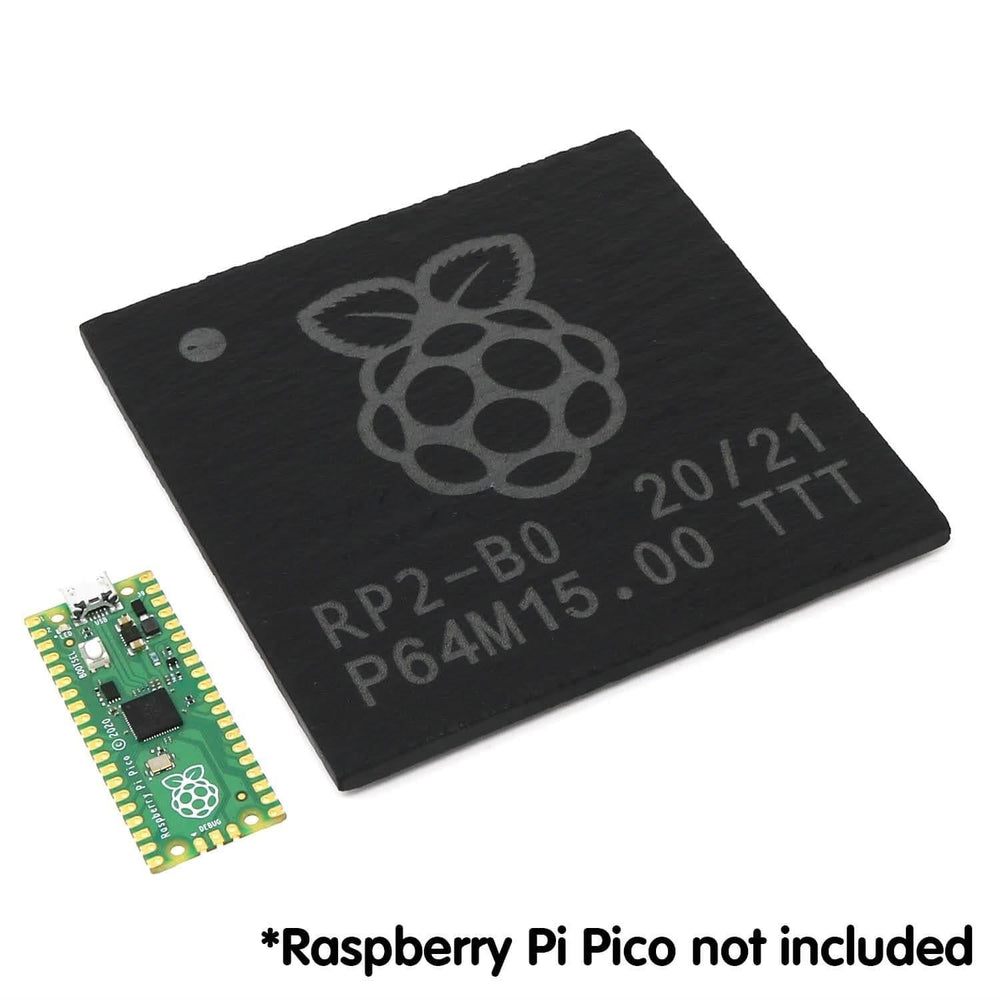 Slate Chip Coaster - RP2040 by The Pi Hut - The Pi Hut