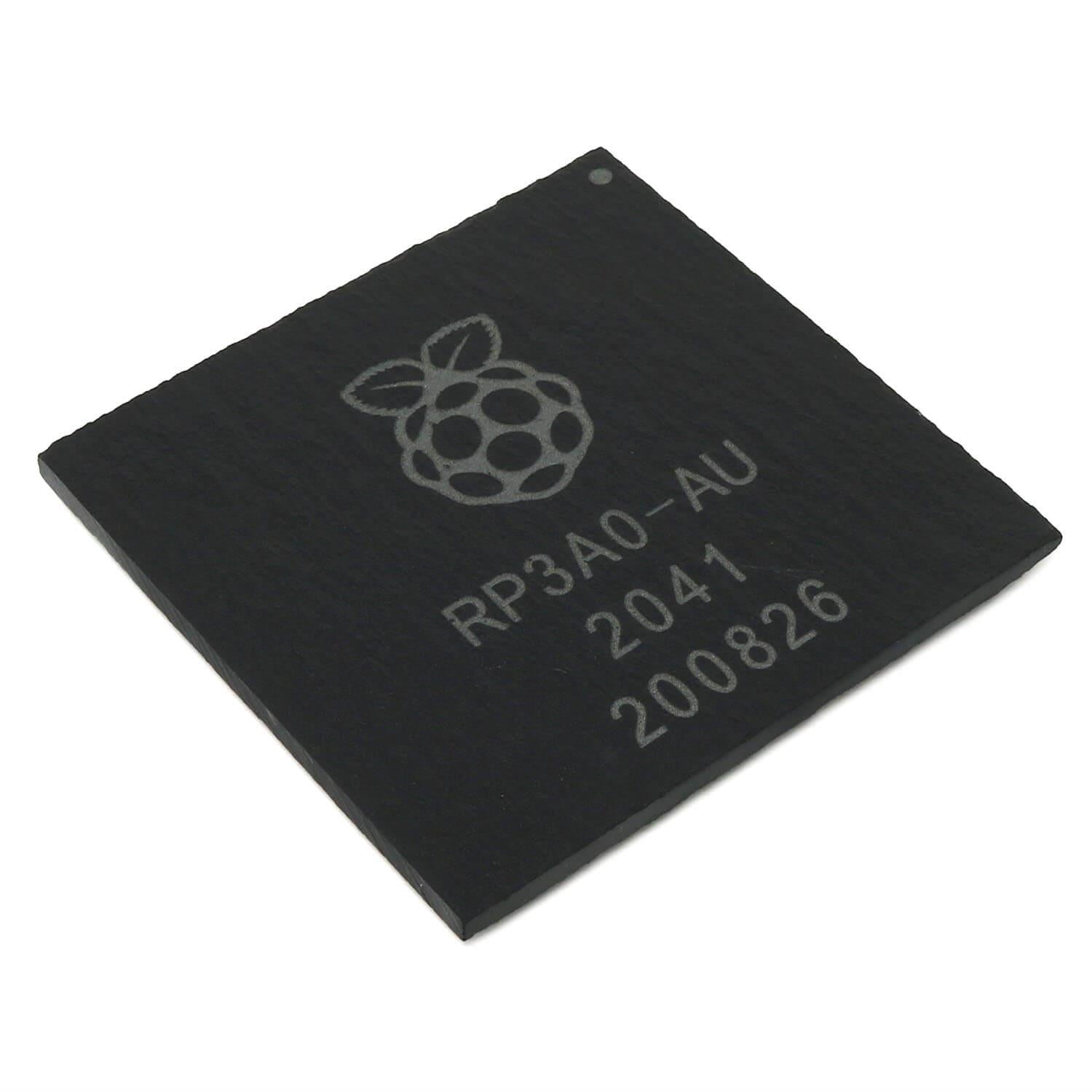 Slate Chip Coaster - RP3A0 by The Pi Hut - The Pi Hut