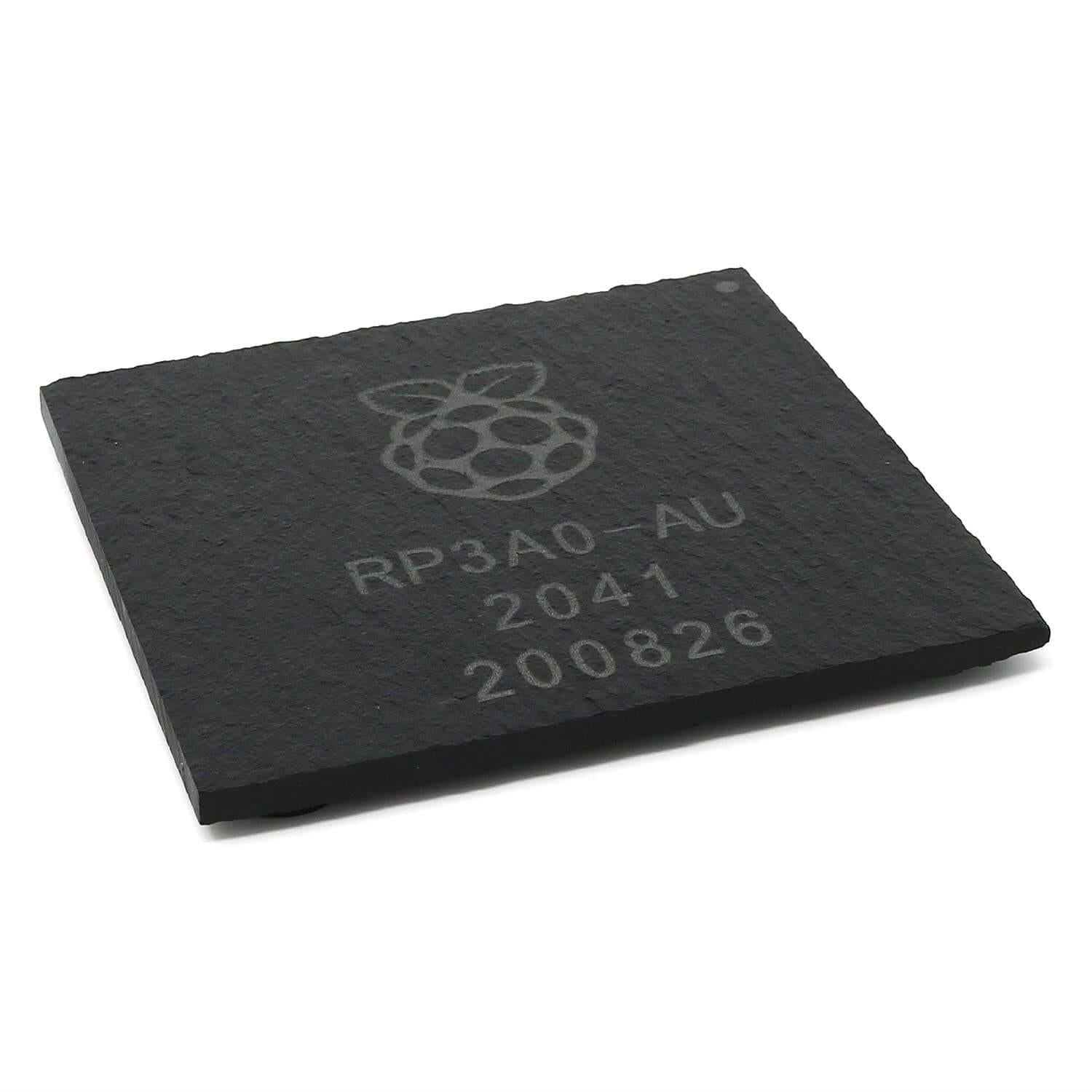Slate Chip Coaster - RP3A0 by The Pi Hut - The Pi Hut