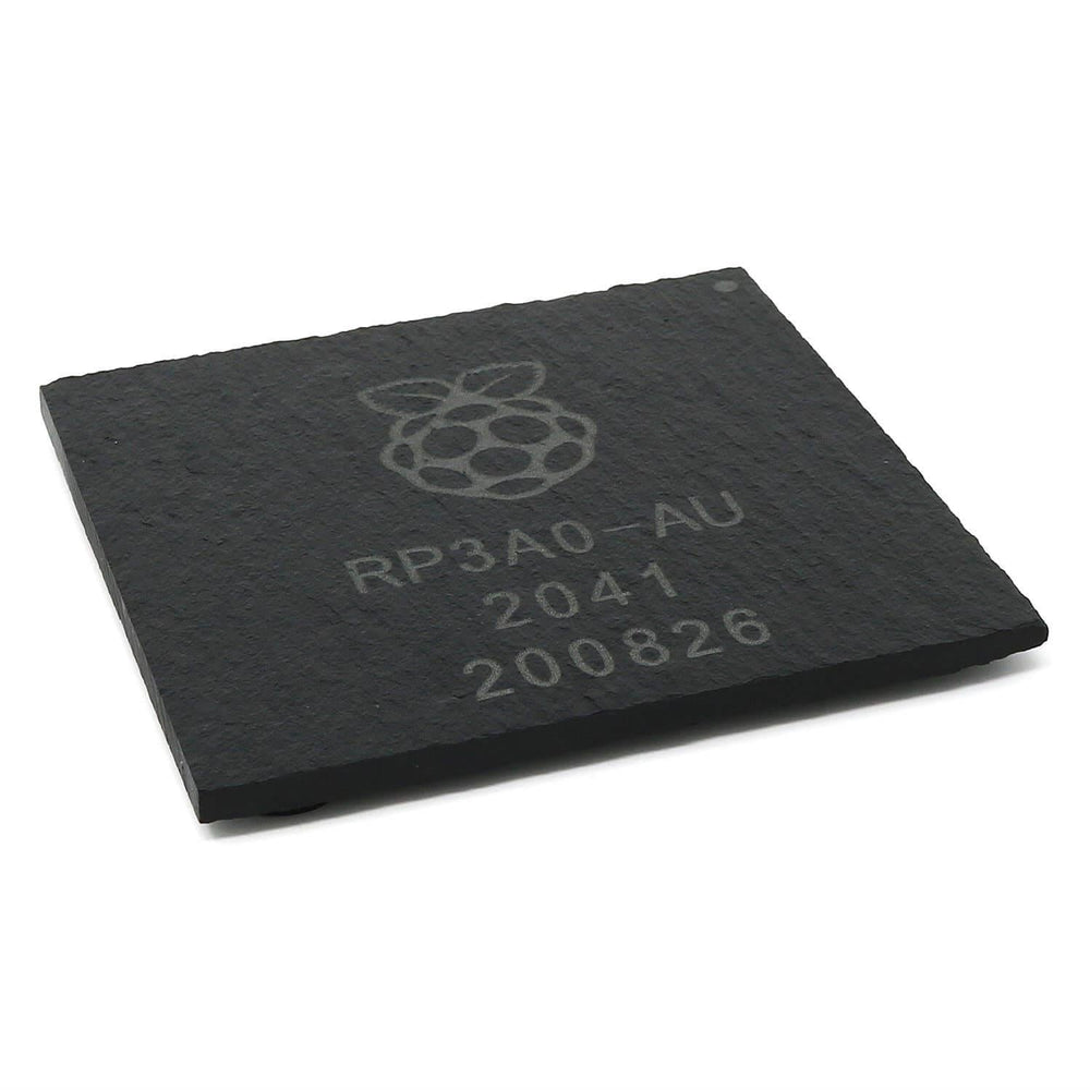 Slate Chip Coaster - RP3A0 by The Pi Hut - The Pi Hut