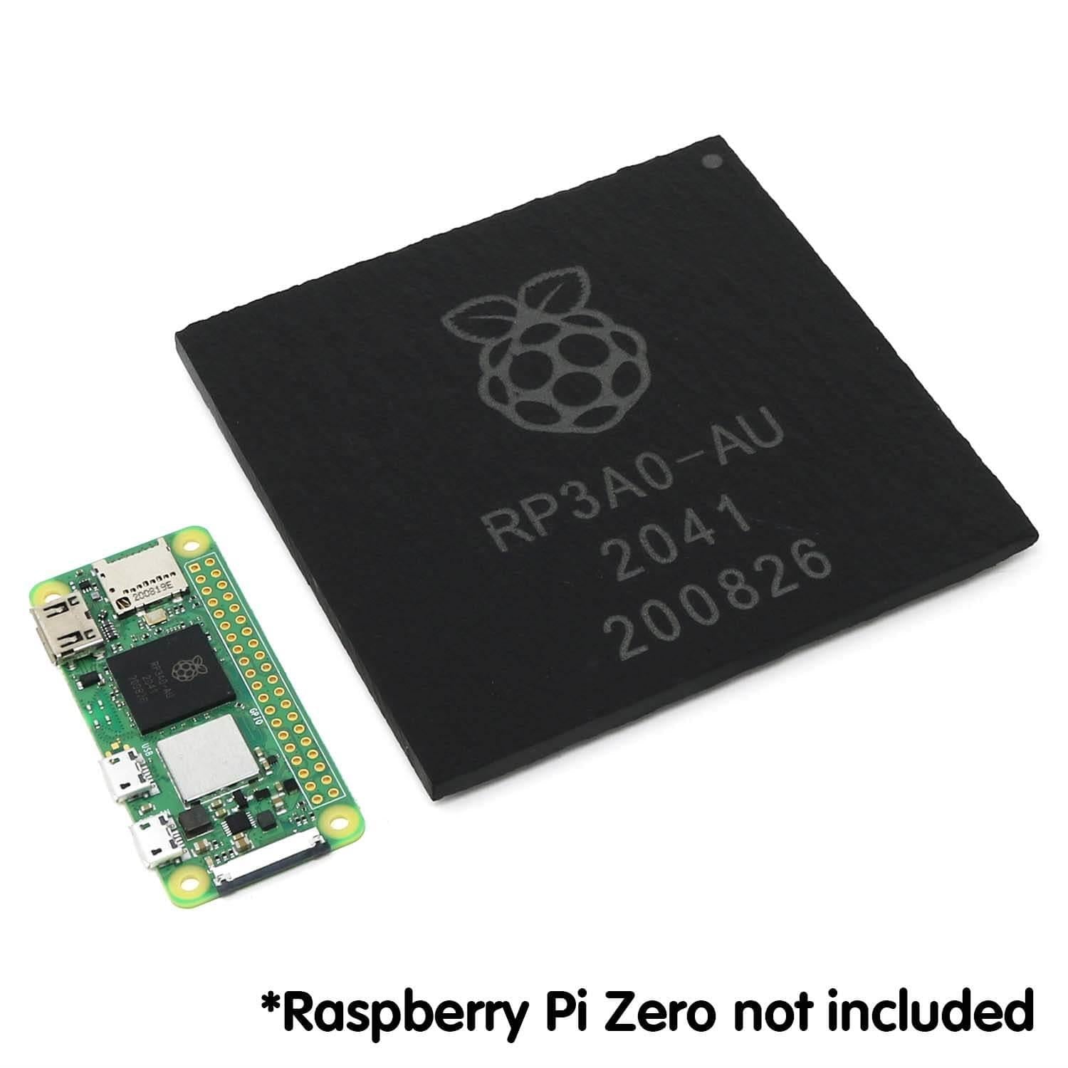 Slate Chip Coaster - RP3A0 by The Pi Hut - The Pi Hut