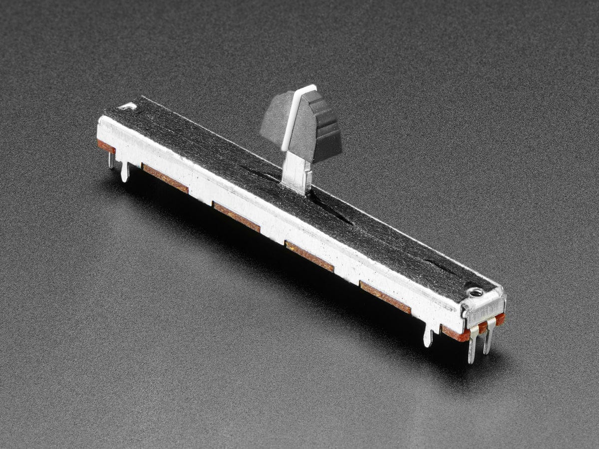 Slide Potentiometer with Knob - 75mm Long - 10KΩ by The Pi Hut - The Pi Hut