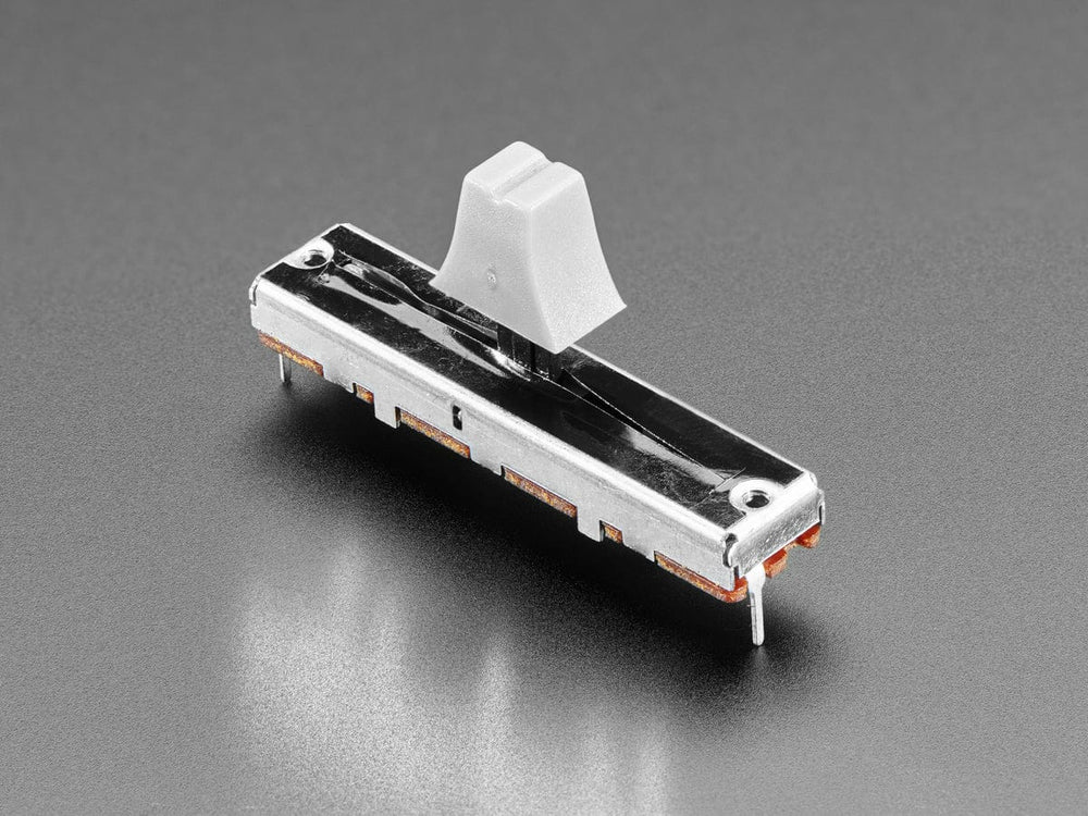 Slide Potentiometer with Plastic Knob - 45mm Long (10KΩ) by The Pi Hut - The Pi Hut