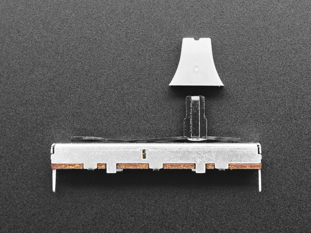 Slide Potentiometer with Plastic Knob - 45mm Long (10KΩ) by The Pi Hut - The Pi Hut