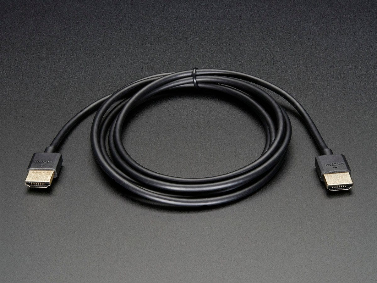 Slim HDMI Cable - 1820mm / 6 feet long by The Pi Hut - The Pi Hut
