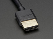 Slim HDMI Cable - 900mm / 3 feet long - The Pi Hut