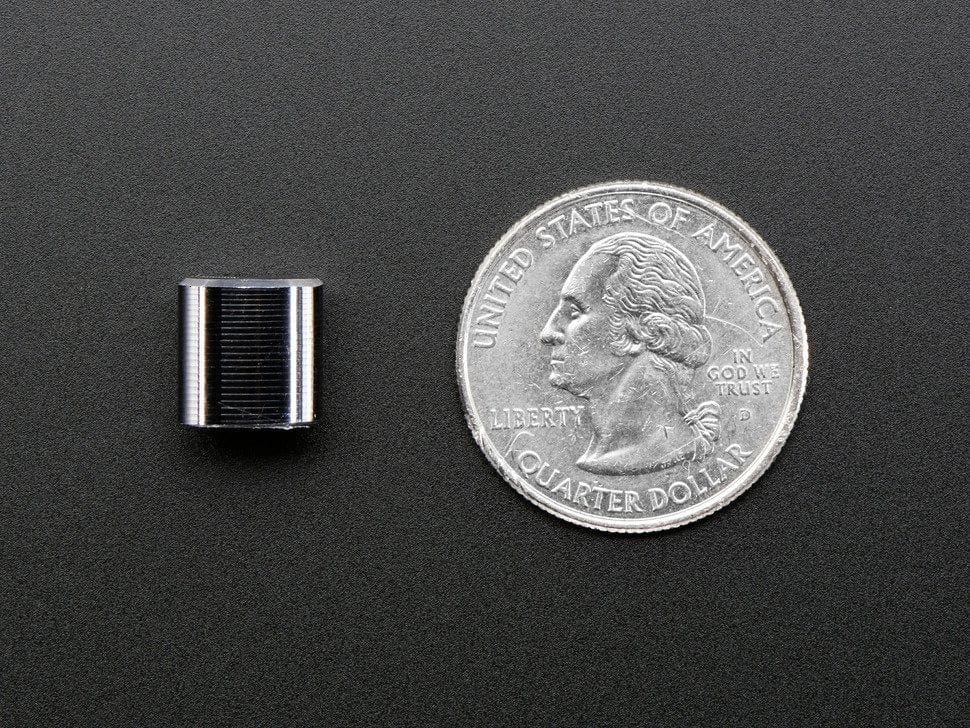 Slim Metal Potentiometer Knob - 10mm Diameter x 10mm - T18 by The Pi Hut - The Pi Hut