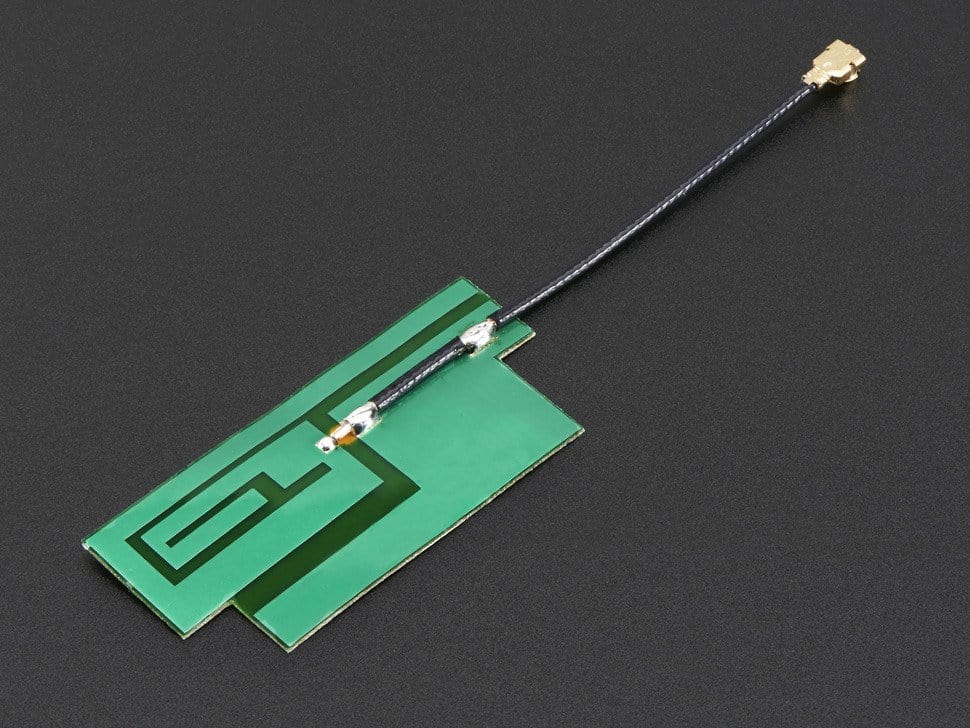 Slim Sticker-type GSM/Cellular Quad-Band Antenna - 3dBi uFL by The Pi Hut - The Pi Hut