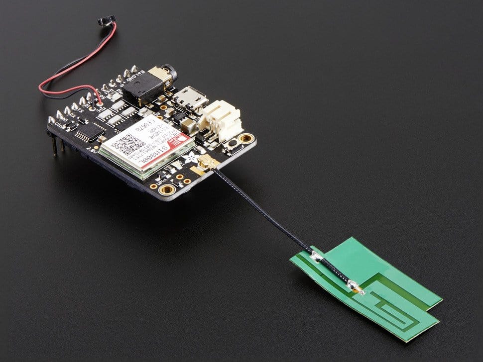 Slim Sticker-type GSM/Cellular Quad-Band Antenna - 3dBi uFL by The Pi Hut - The Pi Hut