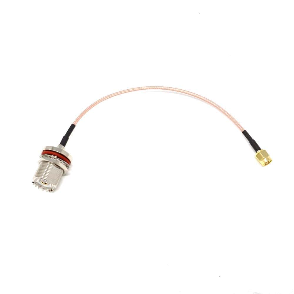 SMA to UHF SO239 Pigtail Cable 20cm by The Pi Hut - The Pi Hut