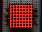 Small 1.2" 8x8 Ultra Bright Red LED Matrix - The Pi Hut