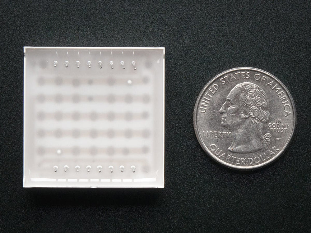 Small 1.2" 8x8 Ultra Bright Yellow-Green LED Matrix (KWM-30881CUGB) by The Pi Hut - The Pi Hut