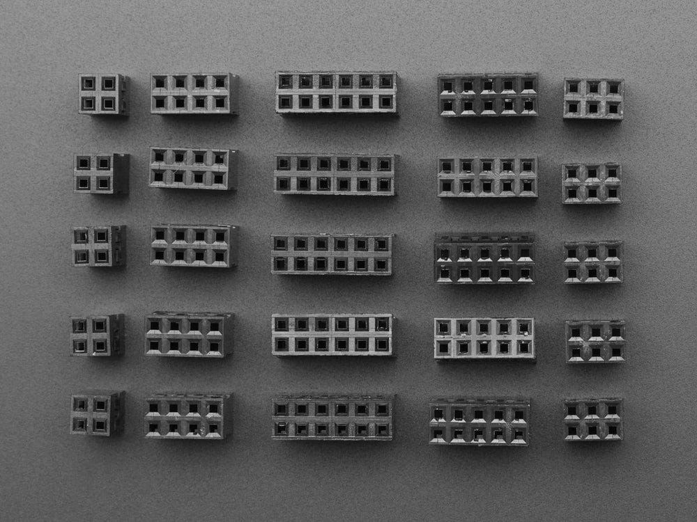 Small Dual Row Wire Housing Pack for DIY Jumper Cables by The Pi Hut - The Pi Hut