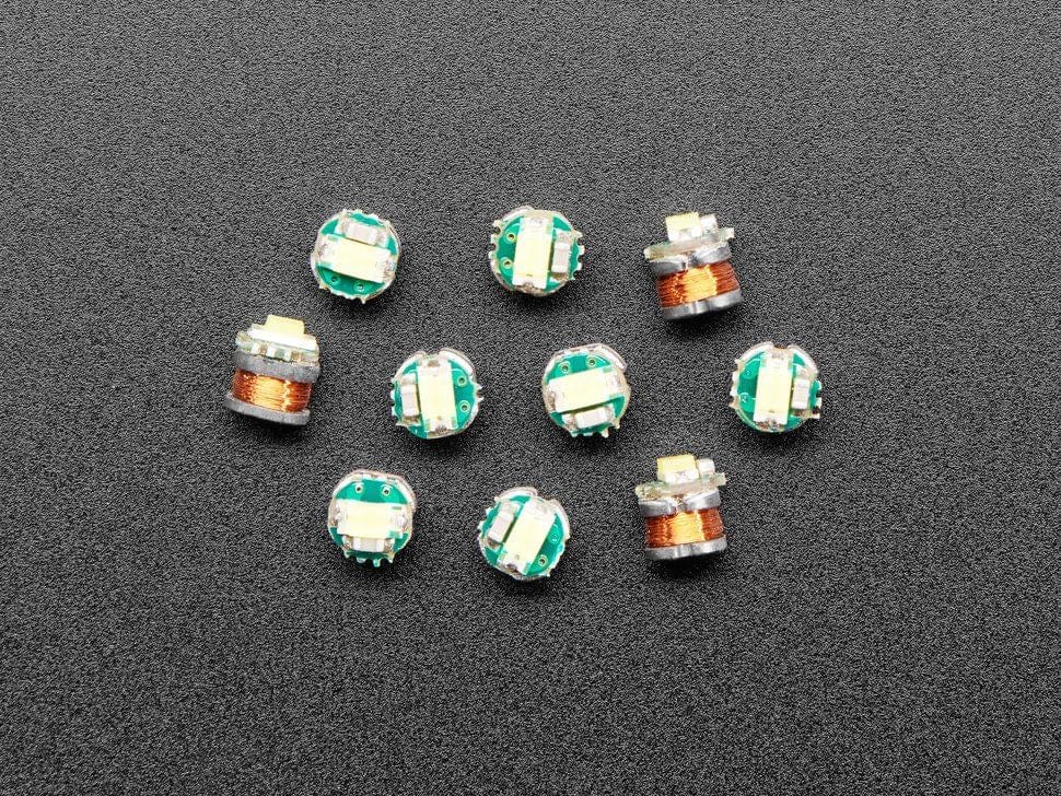 Small Inductive Wireless LEDs - 10 Pack - White by The Pi Hut - The Pi Hut