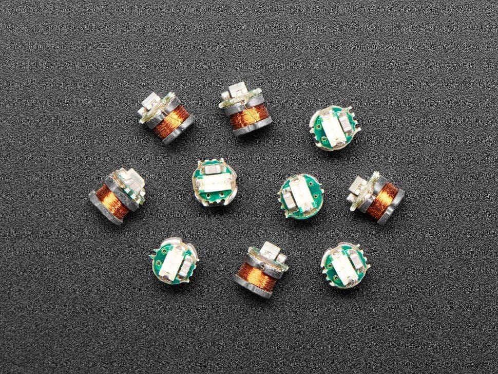 Small Inductive Wireless LEDs - 10 Pack - Yellow by The Pi Hut - The Pi Hut