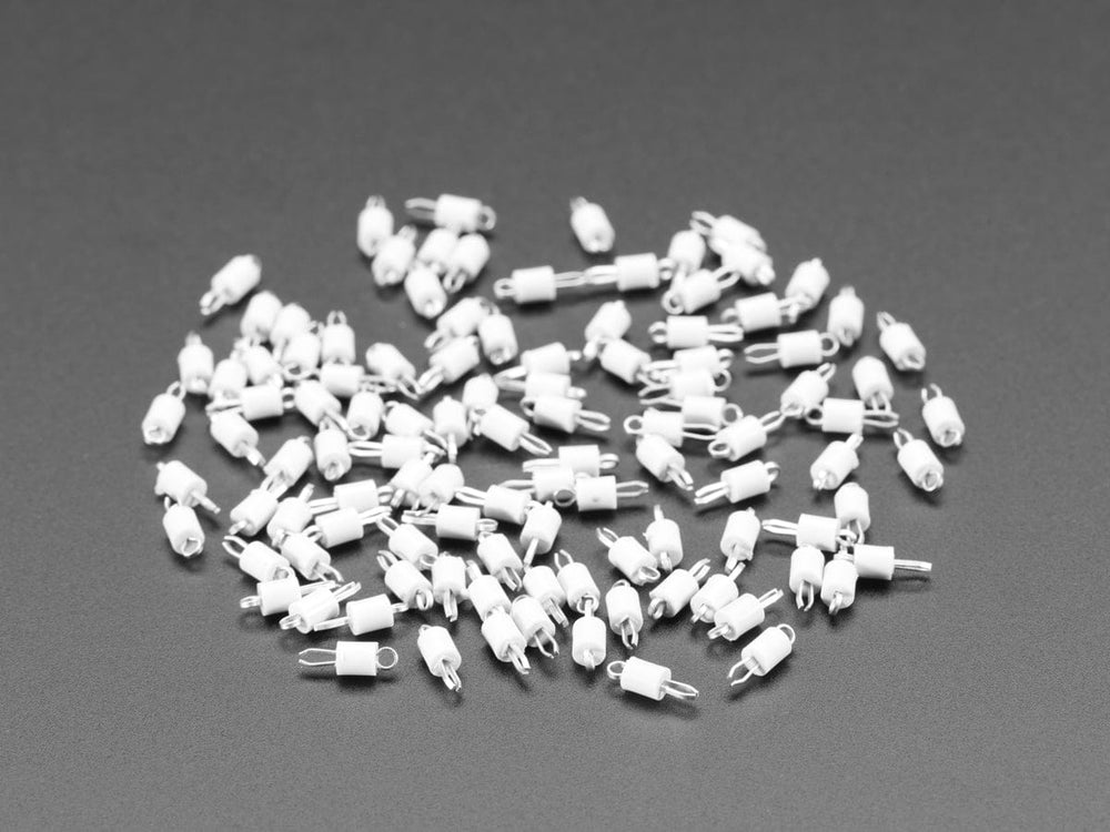 Small PCB Test Points (100 pack) - White by The Pi Hut - The Pi Hut