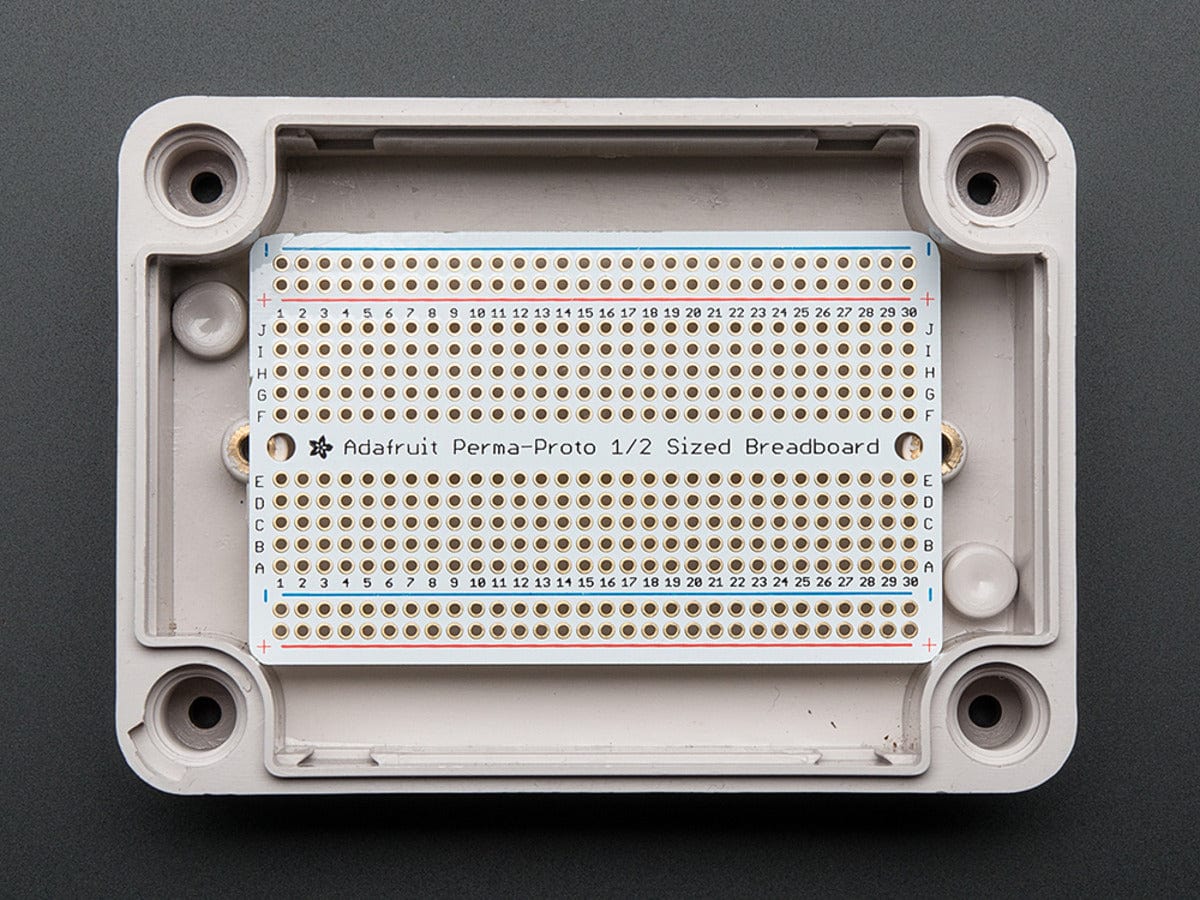 Small Plastic Project Enclosure - Weatherproof with Clear Top by The Pi Hut - The Pi Hut