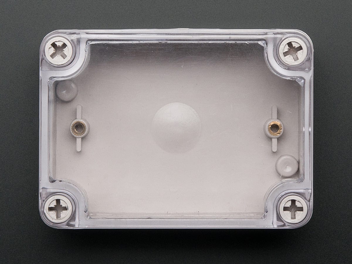 Small Plastic Project Enclosure - Weatherproof with Clear Top by The Pi Hut - The Pi Hut