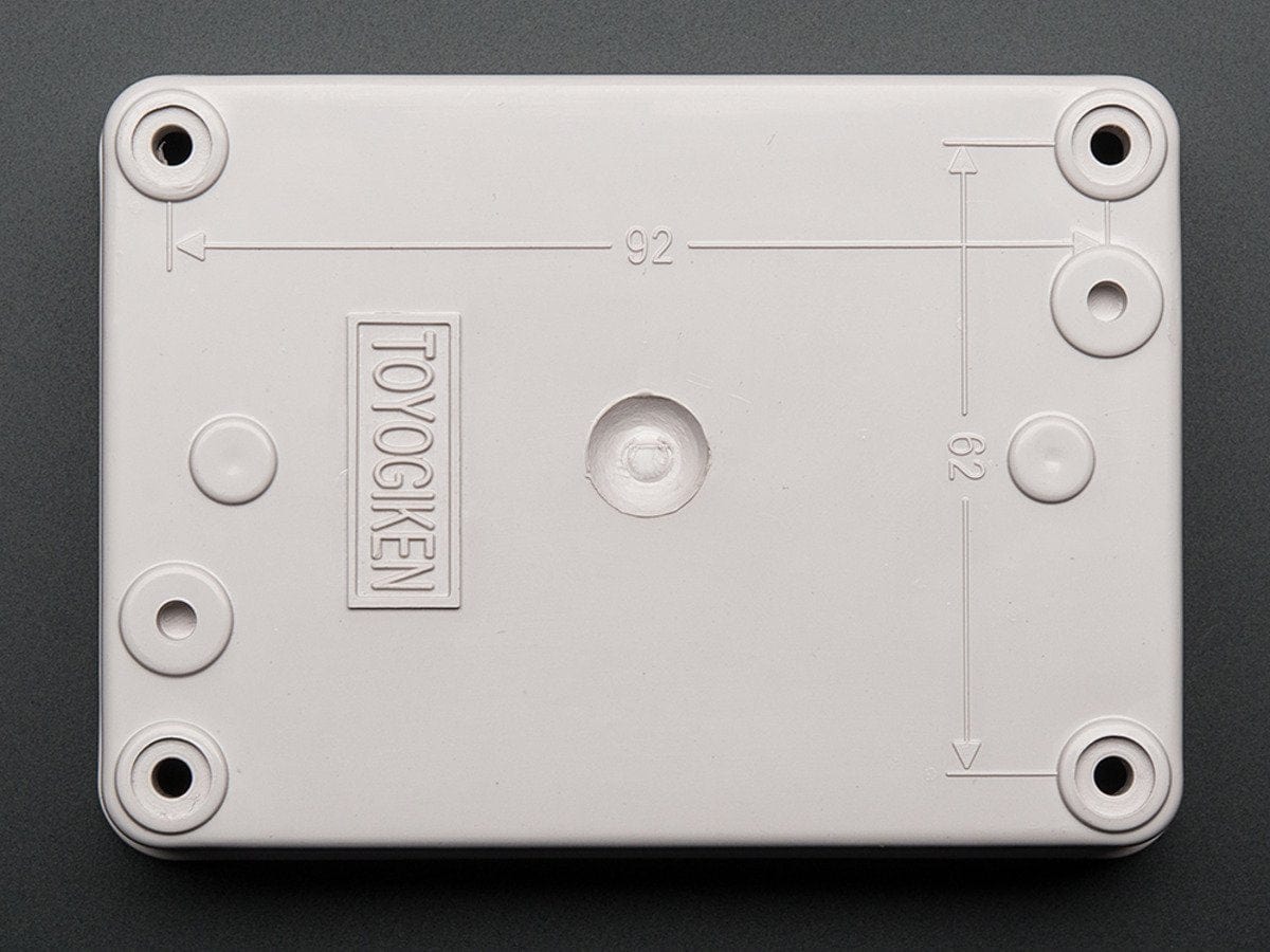 Small Plastic Project Enclosure - Weatherproof with Clear Top by The Pi Hut - The Pi Hut
