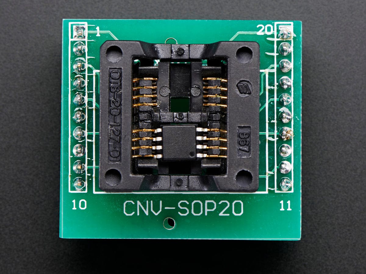 SMT Test Socket - Medium SOIC-8 (200mil) - The Pi Hut