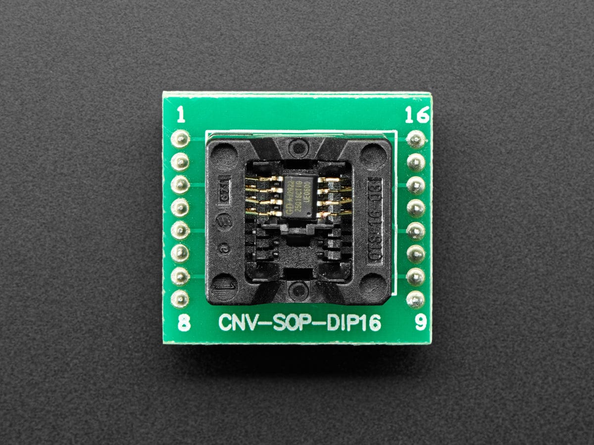 SMT Test Socket - SOIC-8 Narrow Breakout by The Pi Hut - The Pi Hut