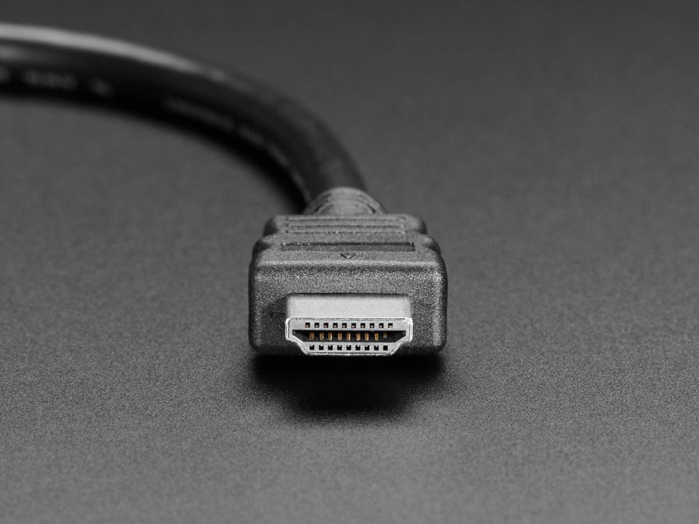 Snap-In Panel Mount HDMI Cable - 30cm by The Pi Hut - The Pi Hut