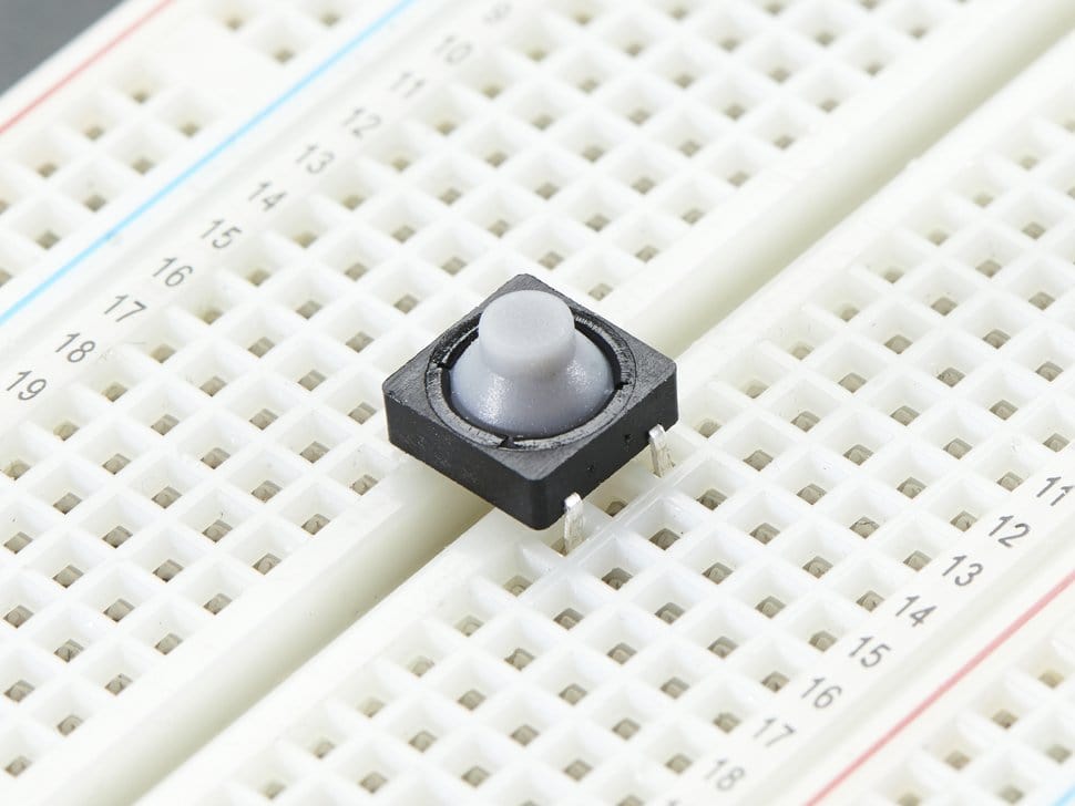 Soft Tactile Button (8mm) x 10 by The Pi Hut - The Pi Hut