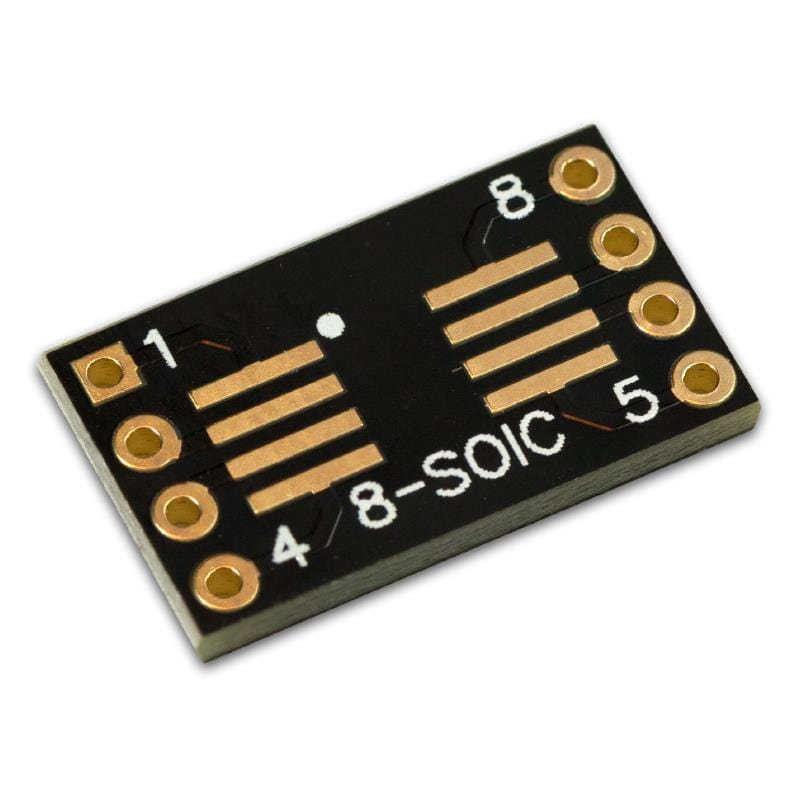 SOIC/SOT23-6 to DIP Adapter - 8-Pin - The Pi Hut