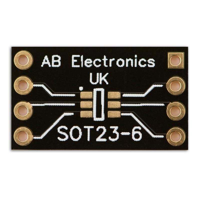SOIC/SOT23-6 to DIP Adapter - 8-Pin by ABelectronics - The Pi Hut