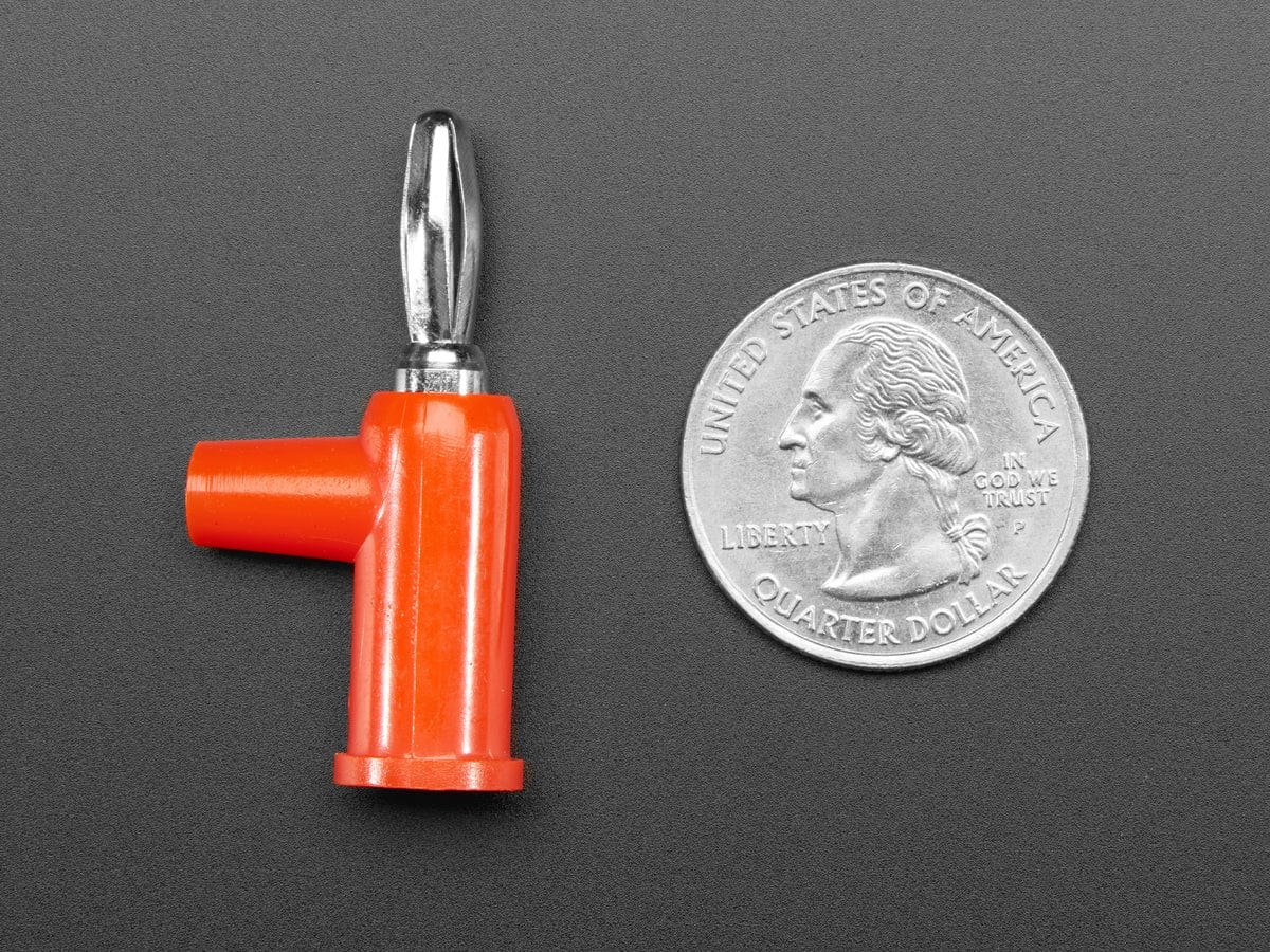 Solder-Free Stackable Banana Plugs 4mm - Pack of 5 Multi-Color by The Pi Hut - The Pi Hut