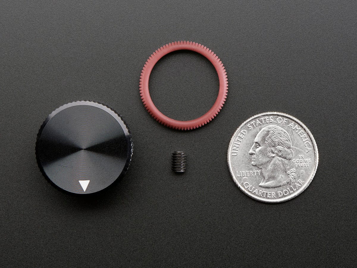 Solid Machined Metal Knob - 1" Diameter by The Pi Hut - The Pi Hut