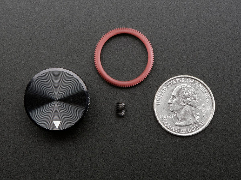 Solid Machined Metal Knob - 1" Diameter by The Pi Hut - The Pi Hut