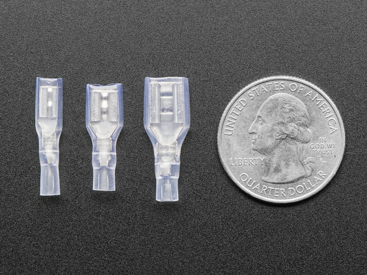 Spade Quick Connector Kit - 6.3mm / 4.8mm / 2.8mm by The Pi Hut - The Pi Hut