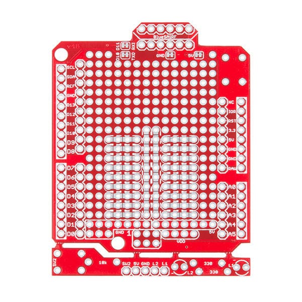 SparkFun Arduino ProtoShield - Bare PCB by Sparkfun - The Pi Hut