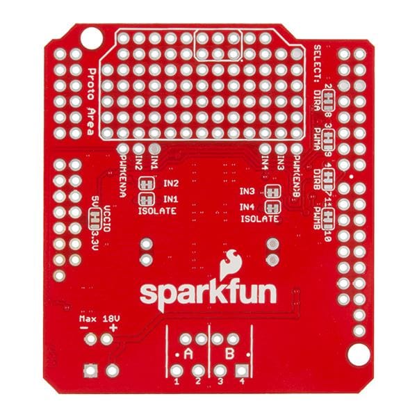 SparkFun Ardumoto - Motor Driver Shield by Sparkfun - The Pi Hut