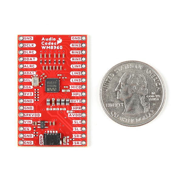 SparkFun Audio Codec Breakout - WM8960 (Qwiic) by Sparkfun - The Pi Hut