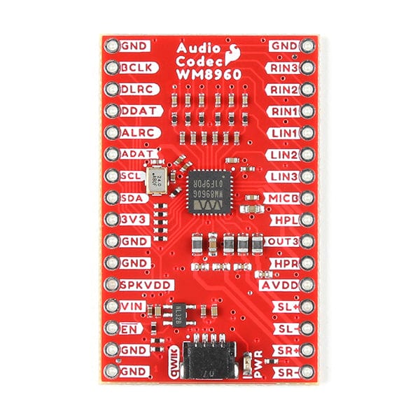 SparkFun Audio Codec Breakout - WM8960 (Qwiic) by Sparkfun - The Pi Hut