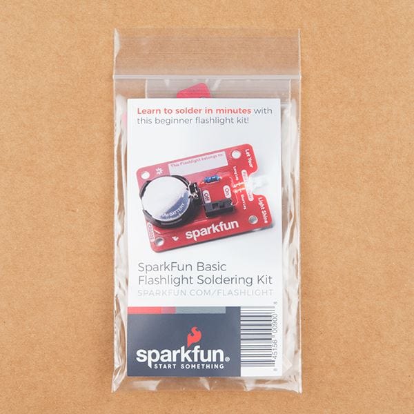 SparkFun Basic Flashlight Soldering Kit by Sparkfun - The Pi Hut