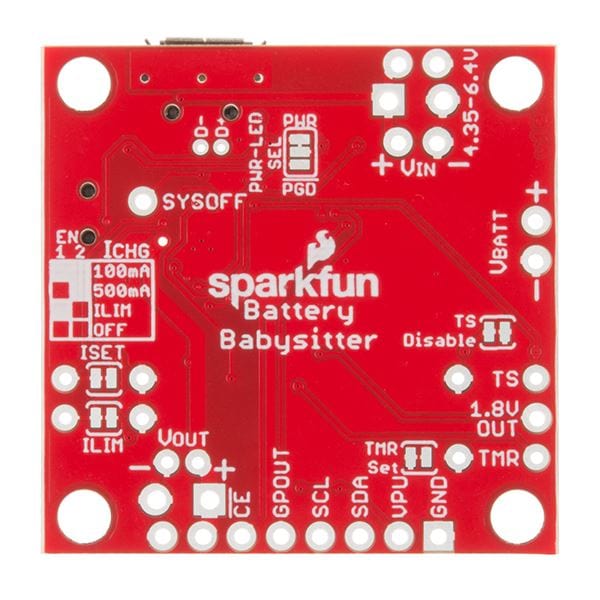 SparkFun Battery Babysitter - LiPo Battery Manager by Sparkfun - The Pi Hut