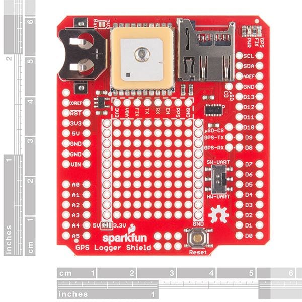 SparkFun GPS Logger Shield by Sparkfun - The Pi Hut