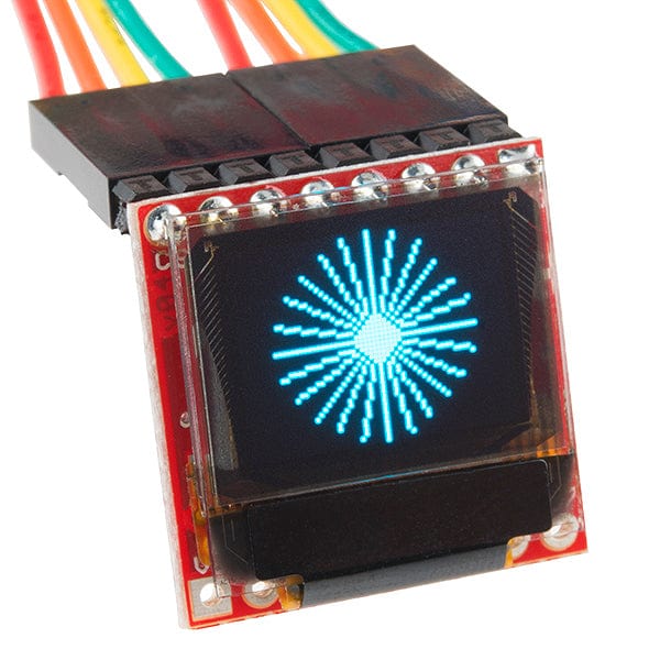 SparkFun Micro OLED Breakout (with Headers) by Sparkfun - The Pi Hut