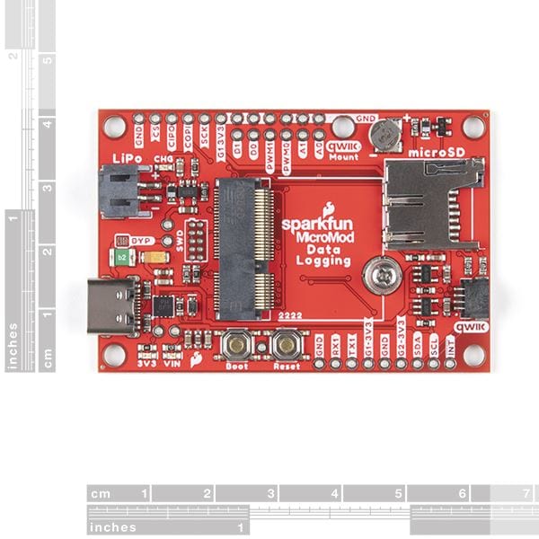 SparkFun MicroMod Data Logging Carrier Board by Sparkfun - The Pi Hut